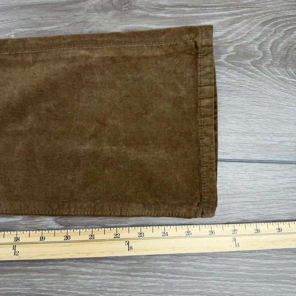 Free People Women's Corduroy‎ Pull On Flare Bottom Pants Brown Size Small